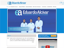 Tablet Screenshot of eduardoalcivar.com